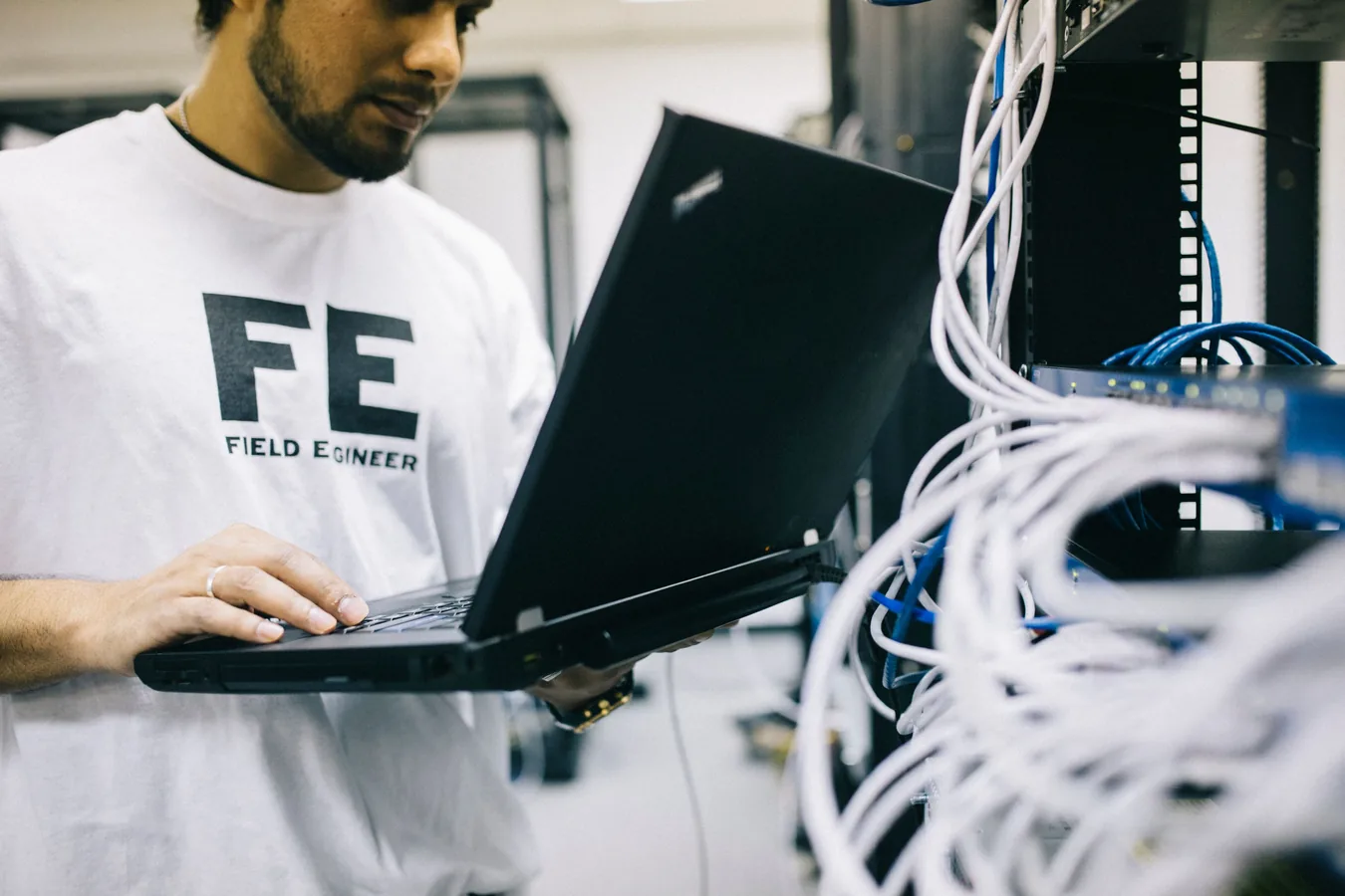 Small business IT support equipment prepared for a Tampa Bay service visit